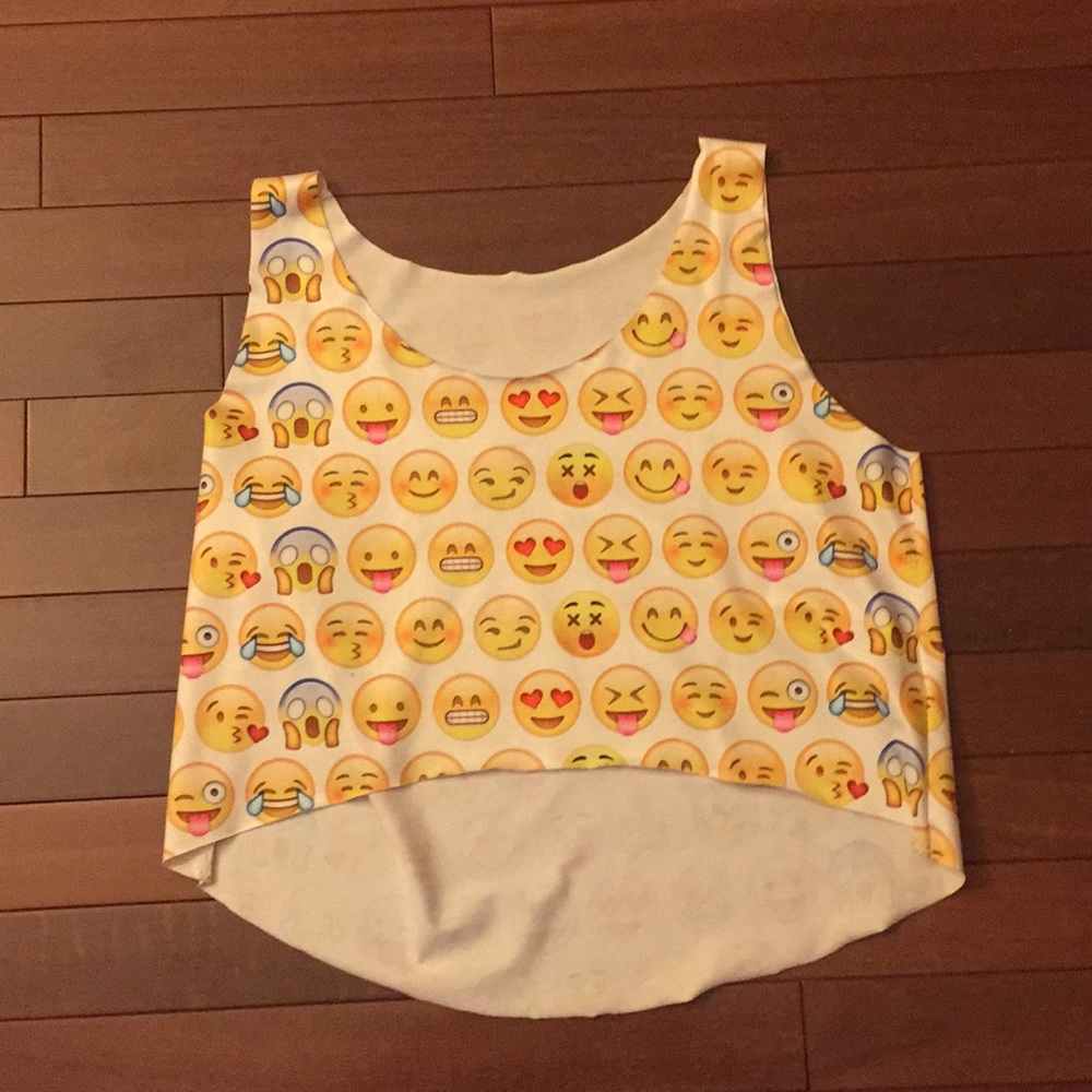 Emoji crop top